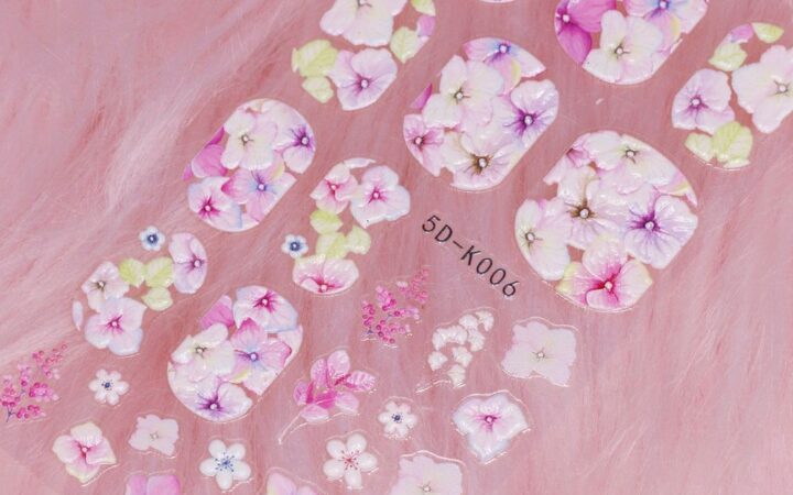 5D Floral Nail Stickers – Feature Review and Styling Tips