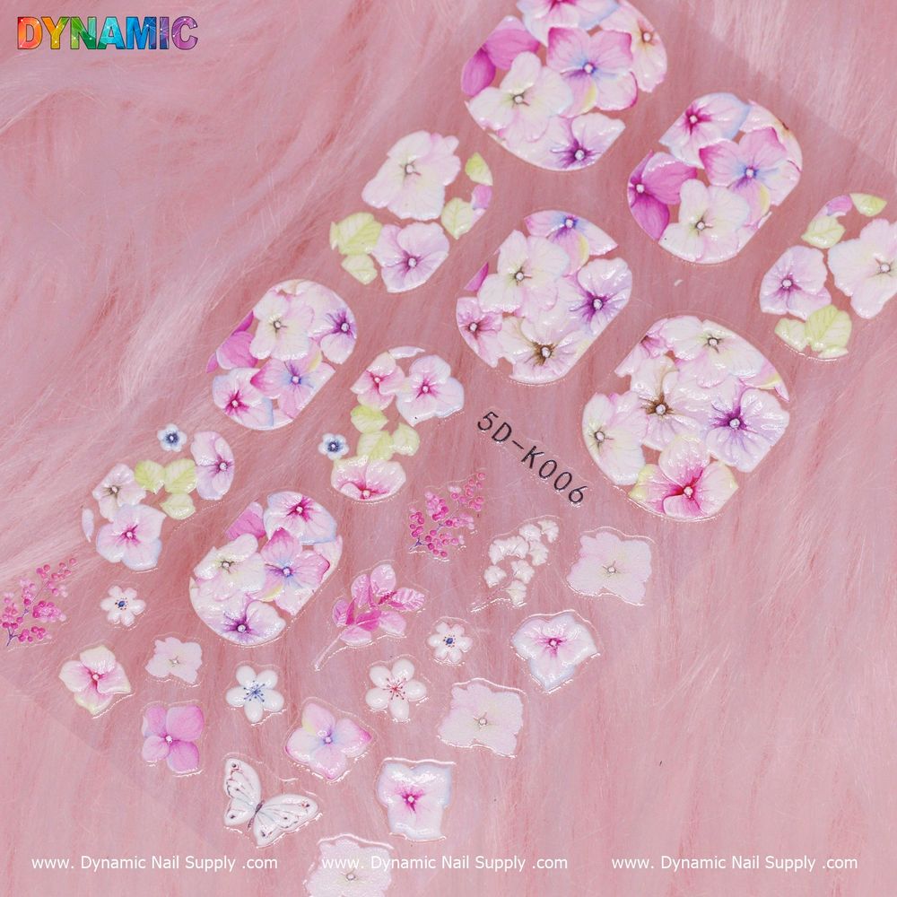5D Floral Nail Stickers – Feature Review and Styling Tips