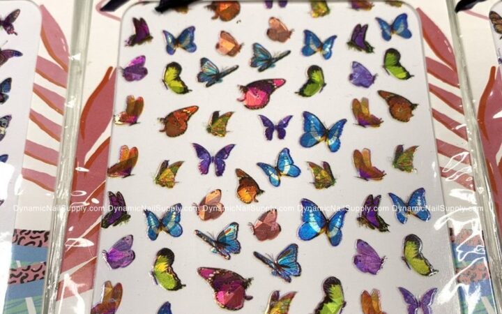 Butterfly Nail Stickers Set for Spring/Summer Nail Trends
