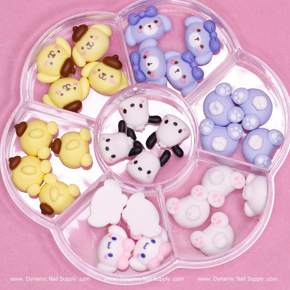 28 cartoon nail charms set - 2