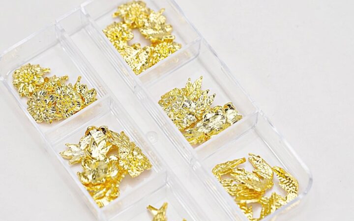 Gold Nail Charms Set: Streamline Salon Placement Workflows