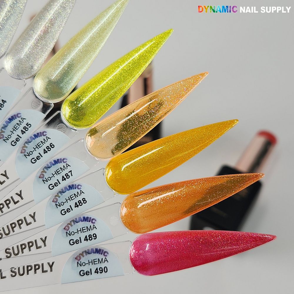No-HEMA gel polish bottles 481-490 - 2