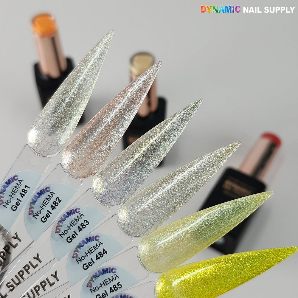 No-HEMA gel polish bottles 481-490 - 3