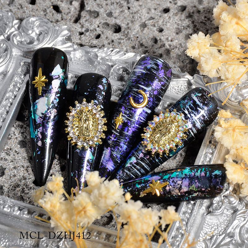 Small Virgin Mary nail charms - 2